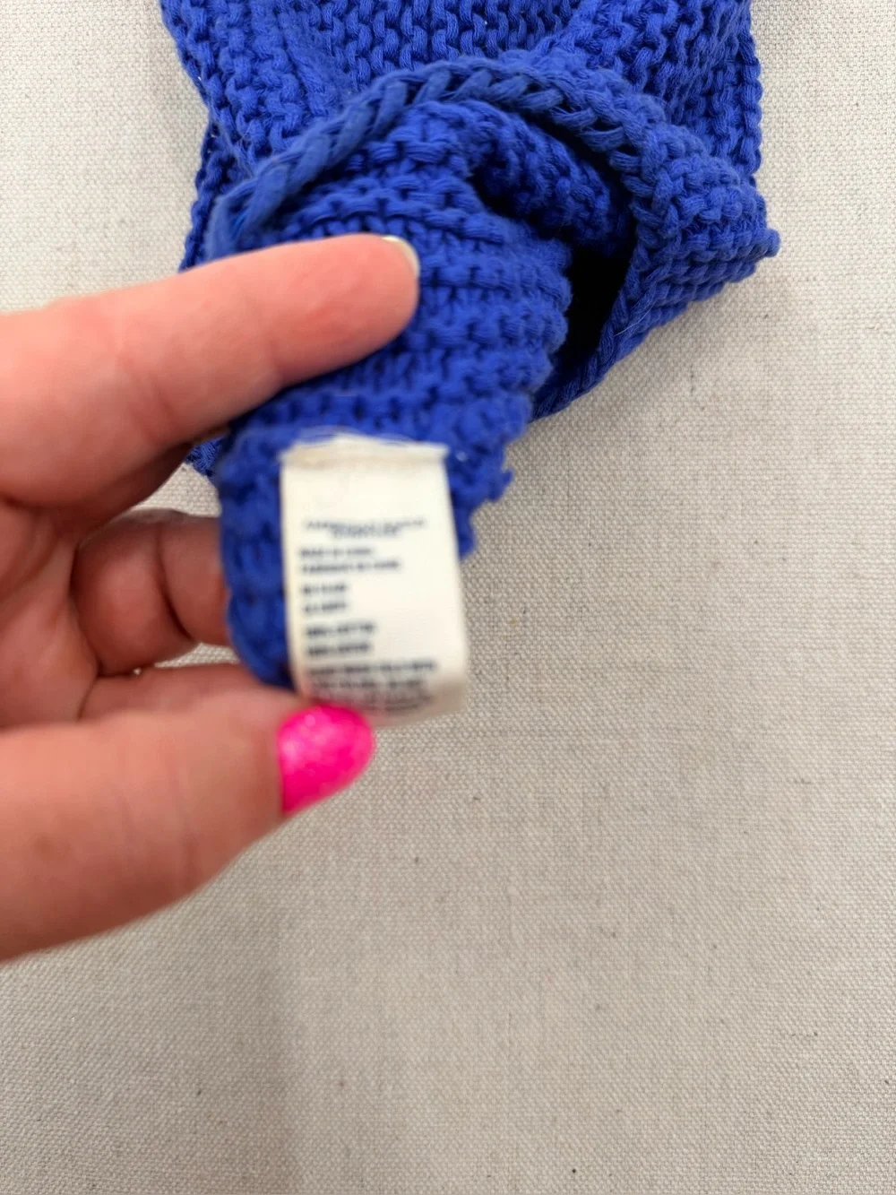 AEO Royal Blue Knit Beanie